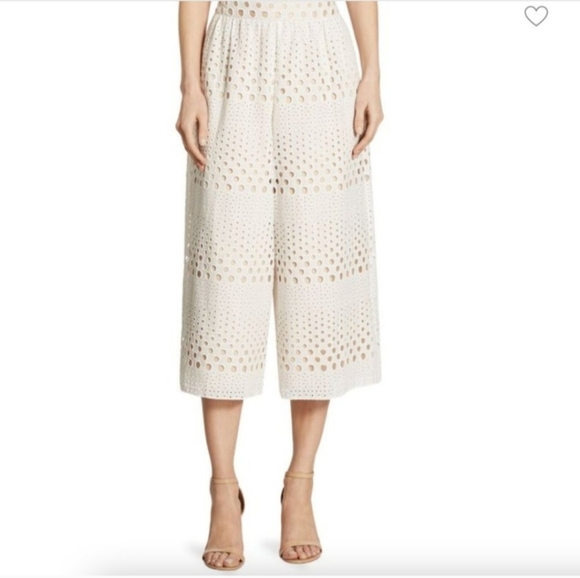 Alice + Olivia Pants - New Alice and Olivia Women's Wide Leg Pants in White Size